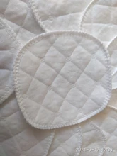 Almohadillas de algodón de 3 capas, 12 Uds. (6 pares), almohadillas de pechos reutilizables para lactancia, almohadilla lavable Lisa orgánica impermeable, accesorio para lactancia de bebé