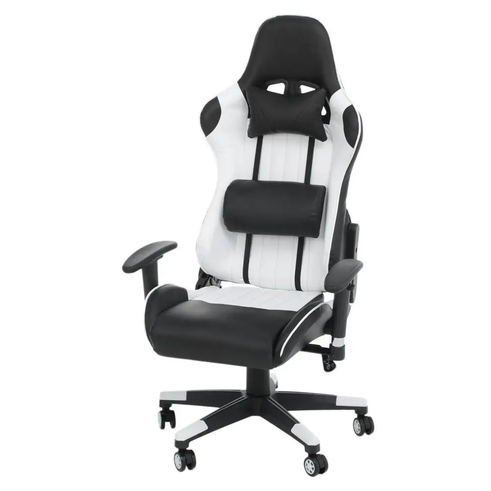 

360 Degree Rotation Rolling Wheels Home Office Computer Desk Ergonomic Height Adjustable Gaming Chair Recliner Racing Chair