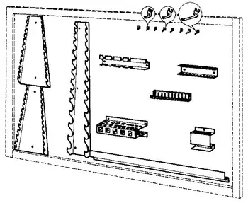 

Samoa work master - Kit js7 wardrobe panel standard accessory
