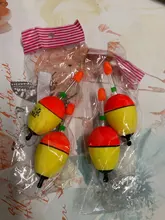 EVA-flotador luminoso de noche para pesca, 2 uds., palo de espuma, corcho de pesca de plástico, roca de mar, pesca, flotadores llamativos de 5/8/10/15/20/30/40/50/60g