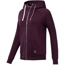 Женская толстовка Reebok Elements Fleece Hooded Full Zip DU4906