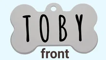 Necklace-Collar Charm Puppy-Accessory Pet Pendant-Bone Name Custom Personalized Dog-Id-Tag