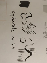 ZIG cepillo Kuretake Bolígrafos recargables caricaturista plumas científica pincel de caligrafía cómico negro dibujo Scriptliner Japón