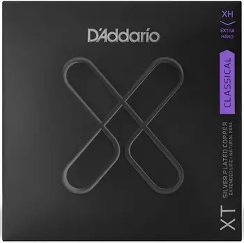 

Xtc44 set of strings for classical guitar, silver., Pts/strong tension., coated, D'Addario