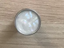 Dooroom-manijas de latón para muebles, ganchos de níquel cepillado mate, con carcasa colorida, para vestidor, armario, cajón, perillas