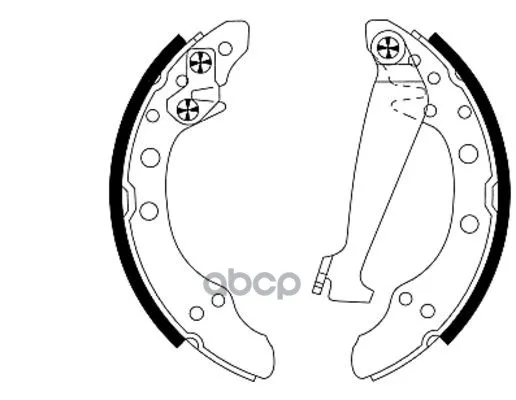 Колодки Тормозные Барабанные, Комплект Hella 8db355001311 HELLA арт. 8DB355001311