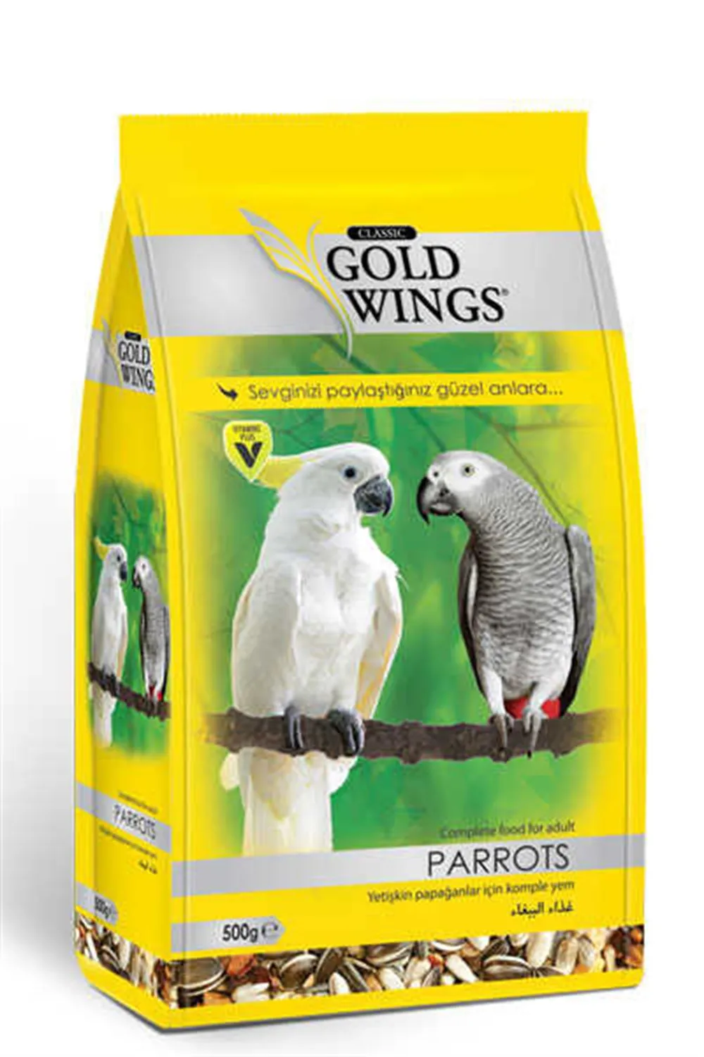 

Gold Wings Classic еда для попугая 500 gr полная еда для взрослых попугаев