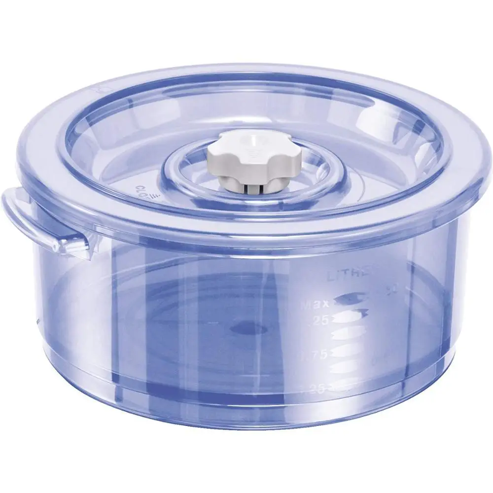 Круглый контейнер вакуумный 4l/2L/1, 5L