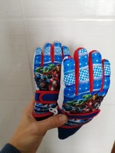 Snowboard Gloves Winter Skiing Warm Kids for Boys Children Cartoon Anime Figure