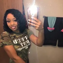 Bob Peluca de agua onda de encaje frente pelucas de cabello humano para las mujeres negras 13x4 peluca Frontal de encaje Pre arrancado brasileño de la onda profunda peluca Frontal