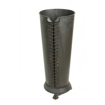 

Umbrella stand sheet dark gray form boot. Measurements: 52x21x21 cm.