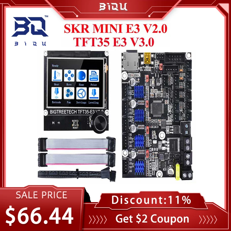 BIGTREETECH SKR MINI E3 V2.0 Motherboard TFT35 E3 V3.0 Touch Screen