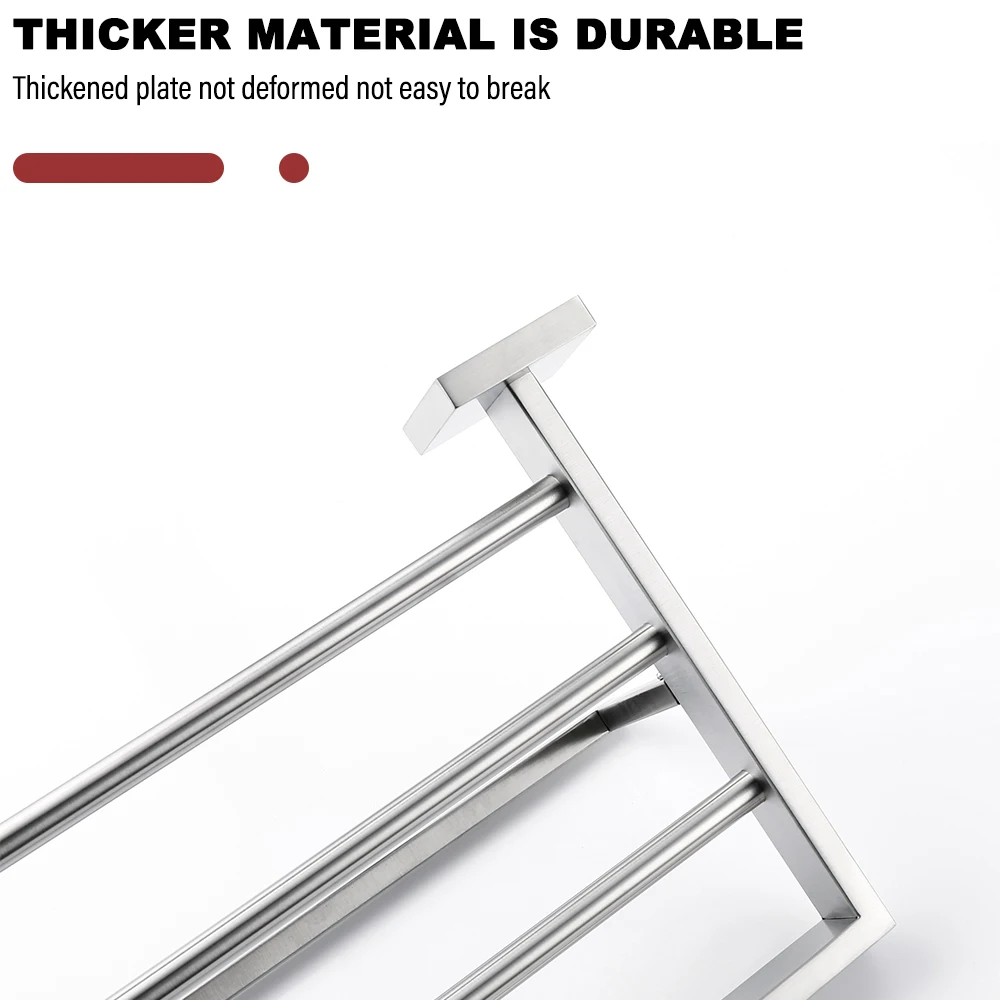 Bathroom Hardware Accessories Bathroom Hardware Set Toilet Paper Holder Clothes Hook Towel Hook Stainless Steel Bathroom Accessories Hardware Kit Wall Mount Clothe Hook Paper Holder Towel Bar Toilet Brush Holder Soap Dish