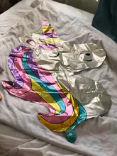 Unicorn Party Balloon Number Globos Rainbow Birthday-Party-Decorations Gradient Kids