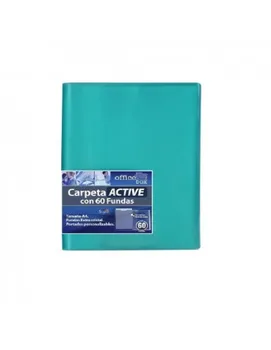 

FOLDER WITH 60 CASES SUPRA A4 WITH COVERS CUSTOMIZABLE OFFICE BOX GREEN COLOR