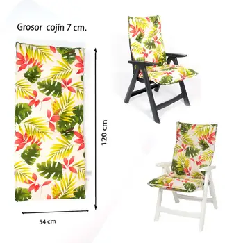 

PACK two PADS for armchair.. Red Leaf (be sold in Lot 2)