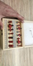 Set de cortadores de madera para carpinteros, juego de fresas para carpintería de carburo de 1/4/8mm para corte y grabado de madera por 15piezas/set