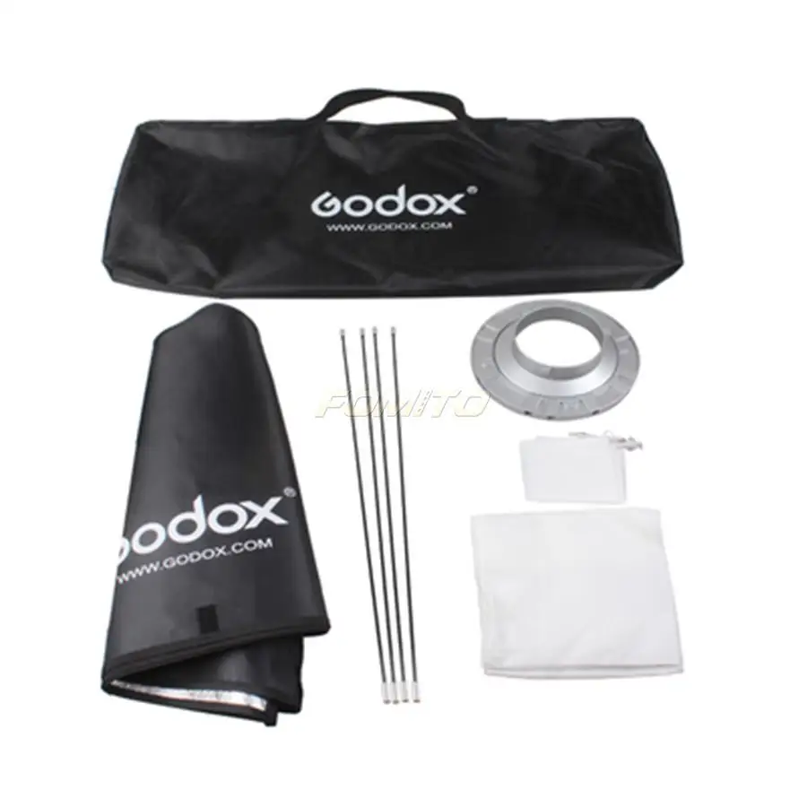 Софтбокс Godox 60*90 см, высококачественный профессиональный софтбокс для фотосъемки, для фото, бленда для объектива, фотостудия, необходимые аксессуары