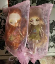 Mini muñeca de cuerpo normal DBS blyth, 10CM, BJD, regalo para niñas, juguete de anime, vestido aleatorio