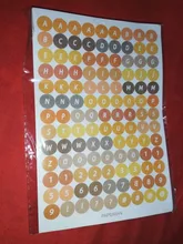 4 hojas de números letra de alfabeto etiqueta lindo amor corazón pegatinas DIY planificador cuaderno diario decoración artículos de papelería
