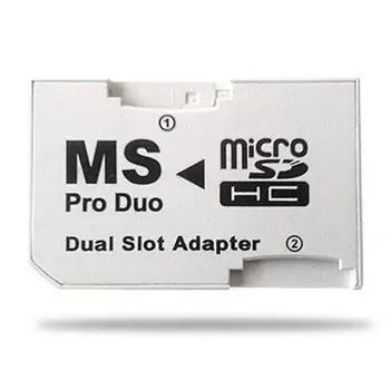 

Adaptador micro SD a memory stick pro duo dual Blanco