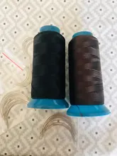 Rollo de hilo para tejer cabello de alta intensidad, 12 Uds., 9cm, agujas tipo C, aguja curva, 9 colores, 1 rollo