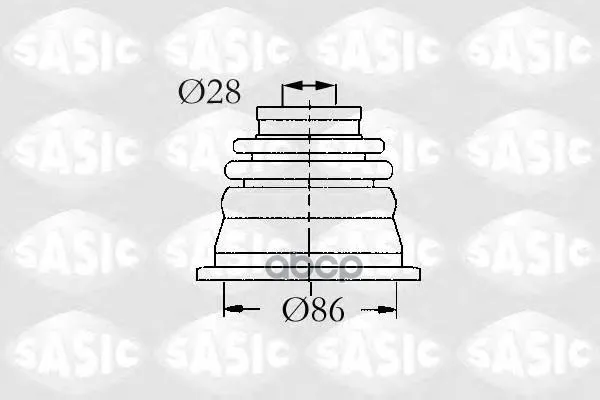 Пыльник Шруса Sasic 4003464 Sasic арт. 4003464