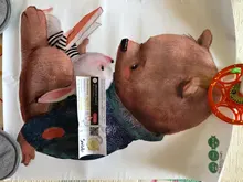 Mural Decals Wallpaper Decor Height-Measure Animal-Trees Nursery Forest Creative Nordic Modern