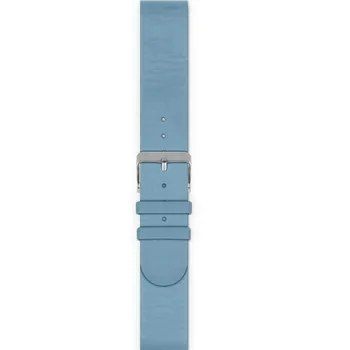 

Leather strap spc smartee leather bracelet blue-color matte-classic buckle-compatible with watches 9611 slim and 9609