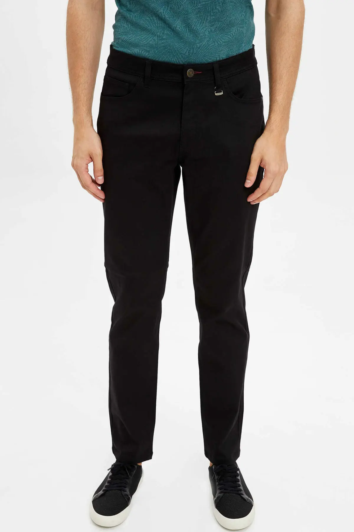 

DeFacto Autumn Men Fashion Straight Long Pants For Men's Solid Simple Casual Loose Leisure Trousers Male New - L2491AZ19AU