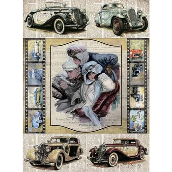 

Rice paper for Decoupage "" craft Premier "", A3, 25 g/m, "" autolady. Voyage "" cp00528