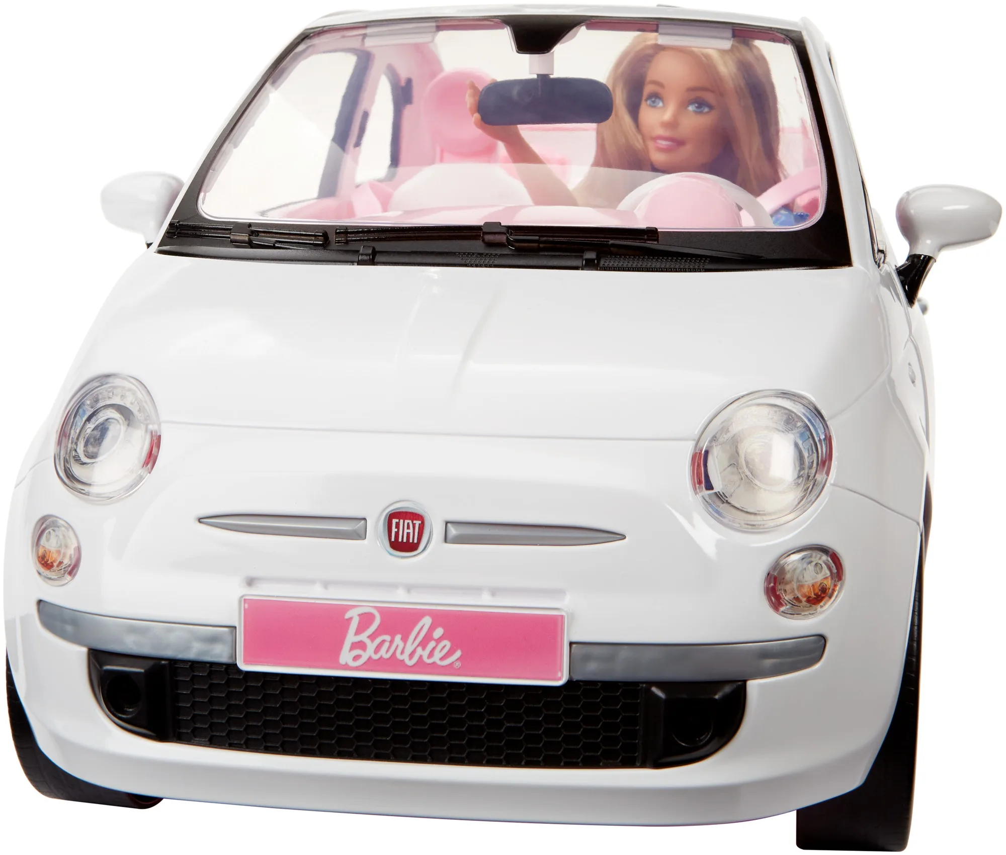 Barbie Car Fiat, Doll With Fiat 500 Color And Pink, Funny Toy Boys And Girls 3 - 9 Years Old (mattel Fvr07) - Dolls - AliExpress