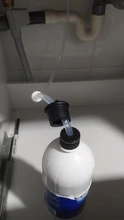 Juego de dispensador de jabón para cocina, bomba para fregadero y tubo, níquel cepillado, conexión a botella de jabón
