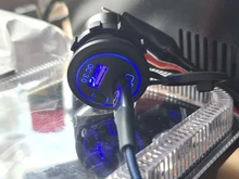 Enchufe de carga USB para coche QC3.0, Puerto PD de carga rápida, 12-24V, impermeable, para teléfono, cámara, DVR, Ipad