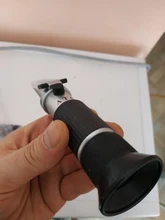 De alcohol refractómetro de azúcar Brix 0-40% de alcohol 0-25% de un alcoholímetro medidor de azúcar refratometro con caja de venta al por menor 40%