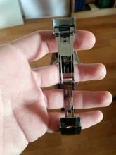 Correa de silicona de extremo curvado para reloj, 20mm, negro, verde, azul y naranja, para correa de papel, RX, Daytona, Submariner, GMT explorer 2, pulsera