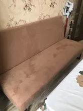 Bed-Cover Couch-Protector Armless Sofa Plush-Fabric Elastic Folding-Seat Winter Bench