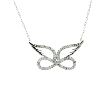 

Merve Gümüş'ten 925 Sterling Zircon Wing & Infinity Necklace