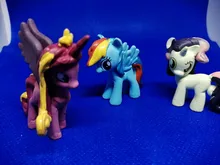 Figuras de acción de PVC de My Little Pony, juego de 12 juguetes de la amistad es Arco Iris mágico, tablero crepuscular Sparkle, Pinkie Pie Rarity