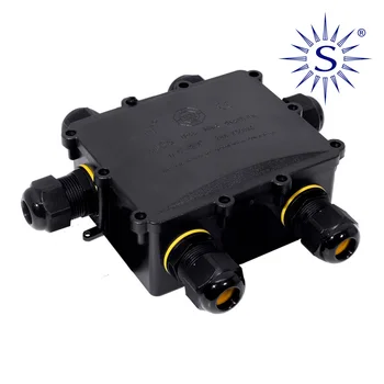 

JUNCTION BOX AERIAL FOR OUTDOOR WATERPROOF WITH 6 GLAND IP68 FOR OUTDOOR 13,5X11,5X4,7CM BLACK SERIALS