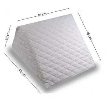 

Cojín con Forma de Cuña para Cama y Sofá - Perfecta Sujeción de Espalda Almohada de Lectura 40 x 30 x 48 cm cm