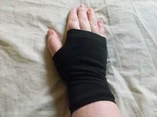 Guantes de algodón finos para ciclismo, manguitos de medio dedo para deportes, invierno y otoño, 1 par