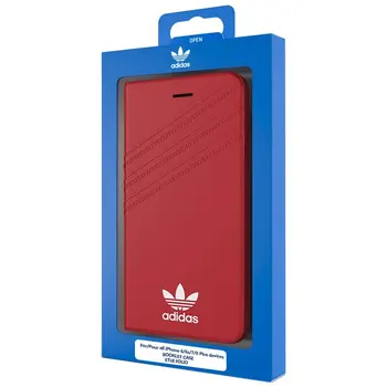 

IPhone 6 Plus Flip Cover case/iPhone 7 Plus / 8 Plus license Adidas red