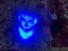 Foreverlily-mascarilla Facial de terapia de fotones Led, 7 colores, máquina de terapia de fotones, terapia de luz, máscara de acné, máscara Led de belleza para el cuello