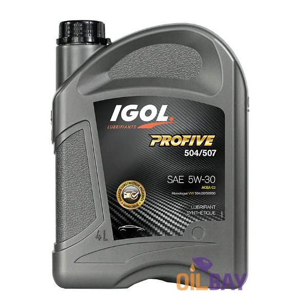 4 литра Igol Profive 504/507 5W-30 1л/4л/5л - Цвет: 4 литра
