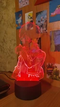 Table-Lamp Light Cool Ackerman-Figure Night-Light Titan Attack Acrylic Home-Room-Decor