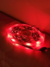 RGB Tape Diode Led-Light-Strip Decoration Neon Ribbon Flexible Waterproof RGBWW for 5M