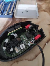 Kailh-micro interruptor para juego de competición, Botón izquierdo y derecho, GM rojo, 60M, 2 uds., puede reemplazar el micro interruptor rectangular de 3 pines