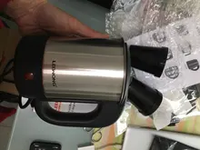 LEEWONG-Hervidor eléctrico portátil multifunción para viaje, hervidor de agua para viaje, té, sopa crema de avena, 0.5L