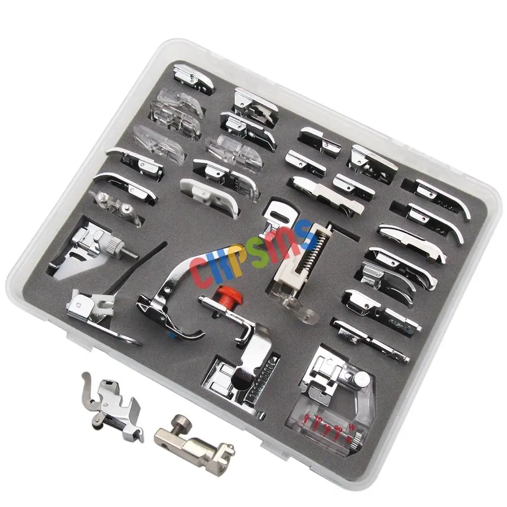 Прижимная лапка (всего 34 шт.) для Bernina Old Style 001947 70 2 640 642 644 700|set foot|foot presserpart |